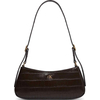 Product Calvin Klein Women's Small CK Croc Small Shoulder Bag, Dark Brown thumbnail image