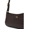 Product Calvin Klein Women's Small CK Croc Small Shoulder Bag, Dark Brown thumbnail image