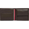 Product Tommy Hilfiger Men's Small Wallet TH Corp CC Flap and Coin, Dark Brown thumbnail image