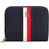 Product Tommy Hilfiger Women's One Size TH Icon Med Zip-Around Wallet with Flap, Nylon Co, Dark Blue thumbnail image