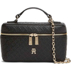 Product Tommy Hilfiger Women's Small Crossbody Bag TH Icon Chain Vanity Bag Mono Black thumbnail image