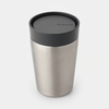 Product Brabantia Double Walled Insulated Cup 200ml - Make & Take Insulated Cup Small, 0.2 litre - Dark Grey thumbnail image