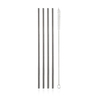 Product Vacuvin Reusable Straws Stainless Steel With Brush 25cm -set of 4 pieces thumbnail image