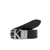 Product Calvin Klein Women's Round Mono Pl Rev Lthr Belt 30mm Black thumbnail image