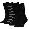 Product Tommy Hilfiger Stripe Dot Tin Giftbox 4 Pack Socks - Black thumbnail image