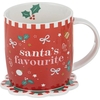 Product Ladelle Festive Fun Mug & Coaster Set Χριστουγεννιάτικο Σετ Κούπα 350ml & Σουβέρ thumbnail image