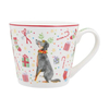 Product Maxwell & Williams Jolly Joy Joy Joy Christmas Mug White Porcelain Dog 400ml thumbnail image