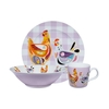 Product Maxwell & Williams Barn Friends Pete Cromer Σετ Παιδικό Φαγητού 3τεμ Κοτούλα thumbnail image
