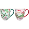 Product Maxwell & Williams Tis The Season Mug Ceramic Mugs 400ml Set of 2 - Santa thumbnail image