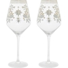Product Maxwell & Williams White Christmas Wine Glasses 500ml Set of 2 - Silver thumbnail image