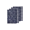 Product Ladelle Cotton Kitchen Towels 45x65cm Veggies Blue Dark Blue- Set of 4 pieces thumbnail image