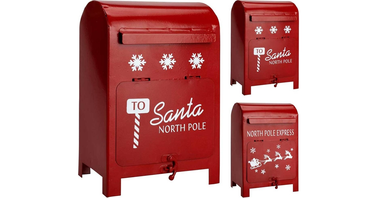 Marva Home Mail Box Διακοσμητικό Μεταλλικό 2 Σχέδια 15x11.5x23cm