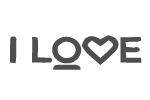 I LOVE brand logo