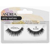 Product Andrea Βλεφαριδες Strip Lashes - 18 Black base image