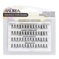Product Andrea Stacked Individuals Lashes Medium Black 56 Ea base image