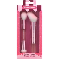 Product Real Techniques Sweet Tooth Sugar Glaze Brush Duo Σετ Πινέλων Μακιγιάζ Για Λάμψη Και Κόψιμα 2τμχ base image