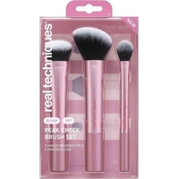 Product Real Techniques Peak Cheek Brush Set Σετ Πινέλων Μακιγιάζ Για Ρουζ Και Highlight 3τμχ base image