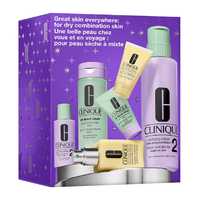 Product Clinique Σετ Περιποίησης Προσώπου Great Skin Everywhere Combination To Dry: All About Clean Liquid Facial Soap Mild 200ml & 30ml Travel Size + Clarifying Lotion 2 487ml Jumbo Size Με Αντλία & 60ml Travel Size + DDML 125ml & 30ml Travel Size base image