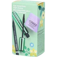 Product Clinique Eye Essentials High Drama Eye Makeup Set: High Impact High-Fi Full Volume Mascara in Intense Black 10 ml + High Impact Easy Liquid Eyeliner in Black 0.34 g + Take The Day Off Cleansing Balm 15 ml base image
