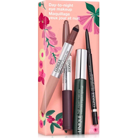 Product Clinique Day To Night Eye Makeup Set: High Impact Shadow Play™ Shadow + Definer in Rosé + Truffles 1.9 g + High Impact Shadow Play™ Shadow + Definer in Royal Couple 1.9 g + High Impact™ Gel Tech Eyeliner in Intense Black 0.35 g + High Impact™ Mascara in Black 7 ml base image