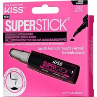 Product Kiss Superstick Individual/Cluster Lash Adhesive Black 6.5g base image