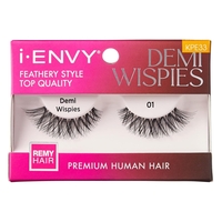 Product Kiss Ψεύτικες Βλεφαρίδες Envy Demi Wispies 01 Feathery Style Lashes 2 Ζευγάρια base image