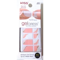 Product Kiss Αυτοκόλλητα Νυχιών Gel Dress Full/French Strips Cold Springs 40τμχ base image
