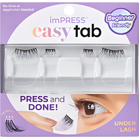 Product Kiss Impress Press on Falsies Easy Tab Αυτοκόλλητες Βλεφαρίδες 20τμχ - 02 Lengthening base image