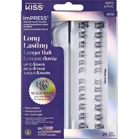 Product Kiss imPRESS Press-on Long Lasting 01 Ψεύτικες Βλεφαρίδες 1 Ζευγάρι - 01 base image