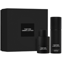 Product Tom Ford Men's Fragrance Set Ombre Leather Gift: Eau De Parfum 50ml + Travel Size 10ml base image