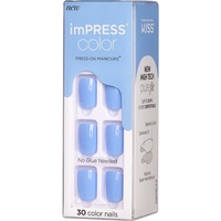 Product KISS Impress Color Press-On Manicure | Απόχρωση Baby Why So Blue base image
