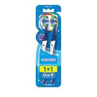 Product ORAL B Complete Clean 5 Way 40 Medium Μέτρια Οδοντόβουρτσα με 5 Καθαριστικές Ζώνες σε Διάφορα Χρώματα | Πακέτο Προσφοράς Συσκευασία 1+1 base image