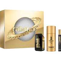 Product Paco Rabanne 1 Million Black Men's Fragrance Set: Eau de Parfum 50ml & Travel Spray 10ml base image