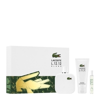Product Lacoste Blanc L.12.12 Άνδρικο Αρωματικό Σετ: Eau de Toilette 100ml + Shower Gel 100ml + Travel Size 7,5ml base image