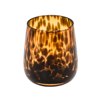 Product Marva Θήκη για Οδοντόβουρτσες Γυάλινη Dotty 7.5x7.5x9cm 250ml Καφέ base image