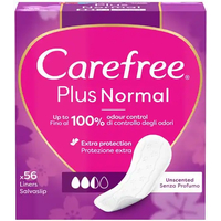 Product Carefree Pantyliners Plus Normal 56pcs base image