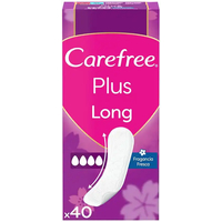 Product Carefree Plus Long Large Scented Pads 5x40 Pieces base image