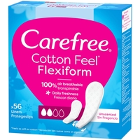 Product Carefree Σερβιετάκια Cotton Flexiform 56τμχ base image