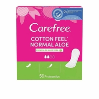 Product Carefree Σερβιετάκια Cotton Feel Normal Aloe 56τμχ base image