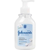 Product Johnson's Soft & Gentle Cotton Milk Υγρό Κρεμοσάπουνο 300ml base image