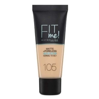 Product Maybelline Fit Me Matte & Poreless Foundation 30ml | Απόχρωση 105 Natural Ivory base image