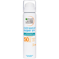 Product Garnier Ambre Solaire Sensitive Advanced Super UV Αντηλιακό Mist Προσώπου SPF50 με Ενυδατική Δράση 75ml base image