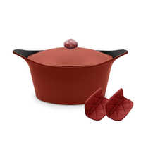 Product Cookut Γάστρα Cocotte 33cm 9lt Κοκκινο Passion Αντικολλητική base image