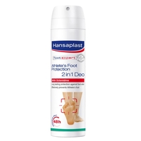 Product Hansaplast Αποσμητικό Ποδιών 2-σε-1 Spray 150ml base image