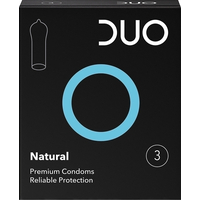 Product Duo Natural Προφυλακτικά Κανονικά με Λιπαντική Επίστρωση 3τεμ base image