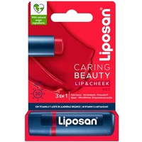 Product Liposan Caring Beauty Lip Balm Ενυδάτωσης Red 4,8g base image