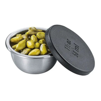 Product Kuchenprofi Μπωλ Αποθήκευσης Με Καπάκι Σετ 4τμχ Φ6cm 50ml Inox-Black base image