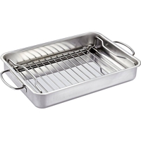 Product Küchenprofi Ταψί Ψησίματος BBQ & Φούρνου Ανοξείδωτο STYLE 24x34x5,5cm 3,6Lt Ασημί base image