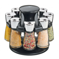 Product Kuchenprofi Σταντ Μπαχαρικών Με 8 Γυάλινα Βαζάκια Χρωμέ Περιστρεφόμενο 19.5χ16.51cm base image