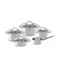 Product Fissler Χύτρες 16-20-24cmΗμίχυτρα 20cm & Κατσαρολάκι 16cm Ανοξείδωτo Ατσάλι San Francisco Σετ 5τμχ base image